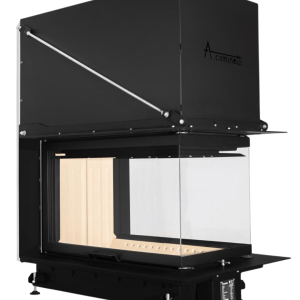 A-caminetti CRYSTAL MAX 3D  - Focar Șemineu 3 laturi vitrate