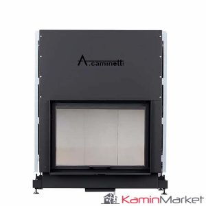 A-caminetti FLAT - Focar Șemineu cu ușă verticală - 90-x-50