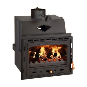 Semineu pe lemne, brichete, carbune Prity C, 15 kW