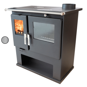 Sobă de gătit pe lemne Verso CS Inox – 7,7 kW