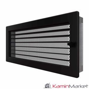 Grila semineu 17x37 Jaluzea - Negru Fresh