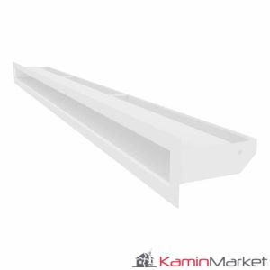 Grilă șemineu LUFT 6x100 - Alb