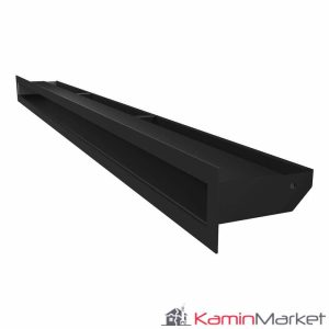 Grilă șemineu LUFT 6x100 - Negru Fresh