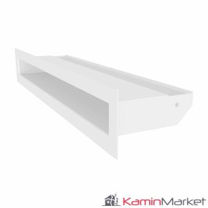 Grilă șemineu LUFT 6x40 - Alb