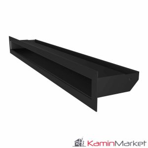 Grilă șemineu LUFT 6x60 - Negru Fresh