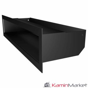 Grilă șemineu LUFT 9x40 - Negru Fresh