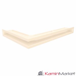 LUFT TD 6x60x40 Grilă șemineu pe colț - Crem