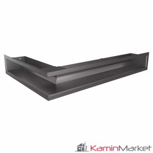 LUFT TD 9x60x40 Grilă șemineu pe colț - Alb