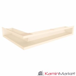 LUFT TD 9x60x40 Grilă șemineu pe colț - Crem