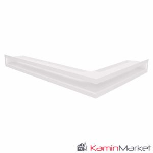 LUFT TS 6x40x60 Grilă șemineu pe colț - Alb