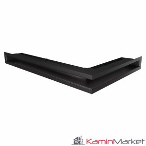 LUFT TS 6x40x60 Grilă șemineu pe colț - Negru