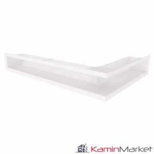 LUFT TS 9x40x60 Grilă șemineu pe colț - Alb