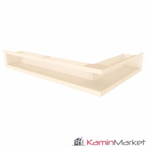 LUFT TS 9x40x60 Grilă șemineu pe colț - Crem